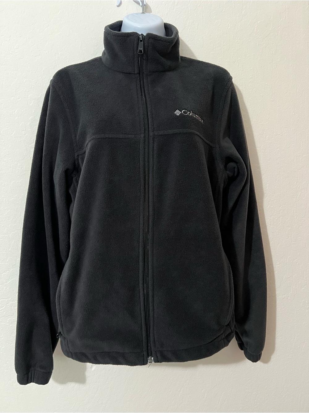 Columbia Charcoal Gray Full-Zip Fleece Jacket  Womens S